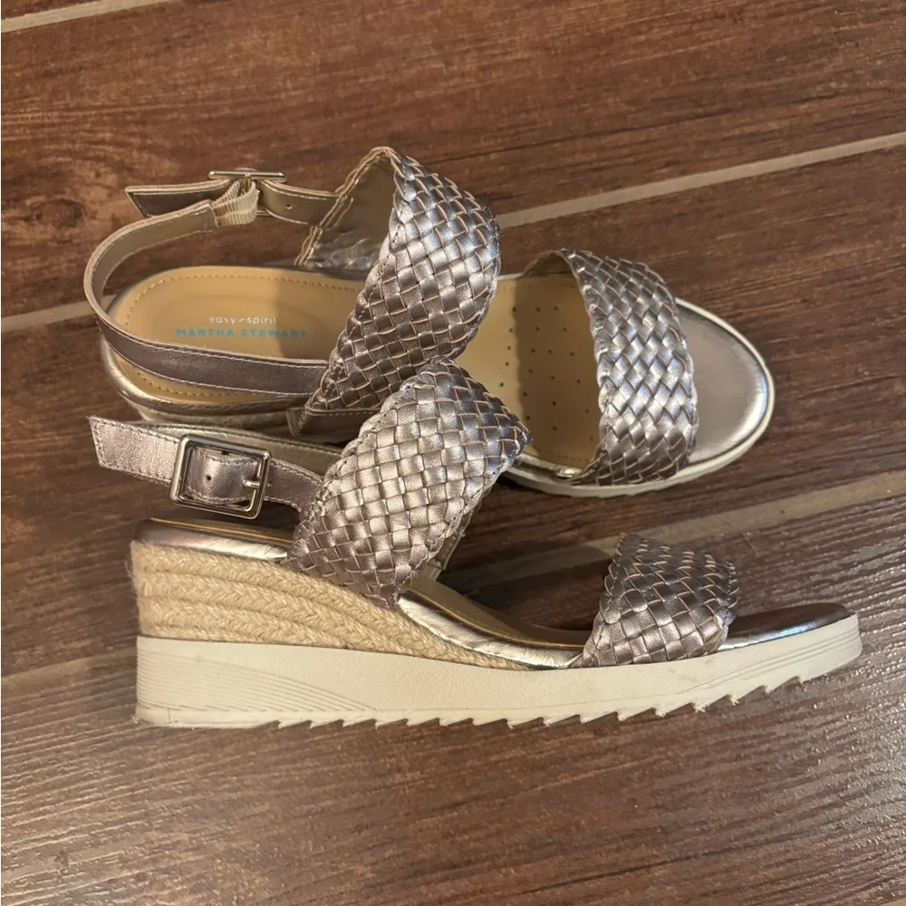 Easy Spirit Martha Stuart Sezuri Leather Sandals Strappy 8.5